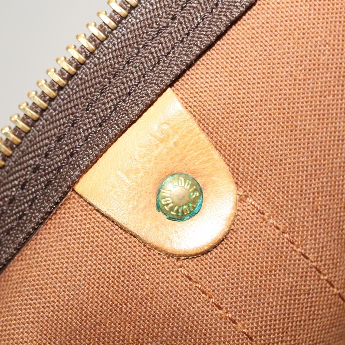 Louis Vuitton Keepall Bag Monogram Canvas, BROWN, CANVAS, Travel bag