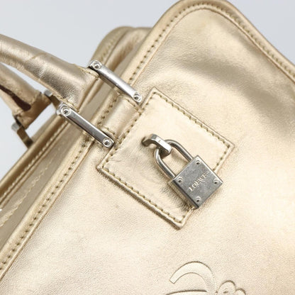 Loewe Amazona Bag Leather, GOLD, LEATHER, Handbag