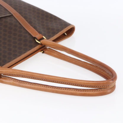Celine Vintage Macadam Tote bag Canvas, BROWN, CANVAS, Tote bag
