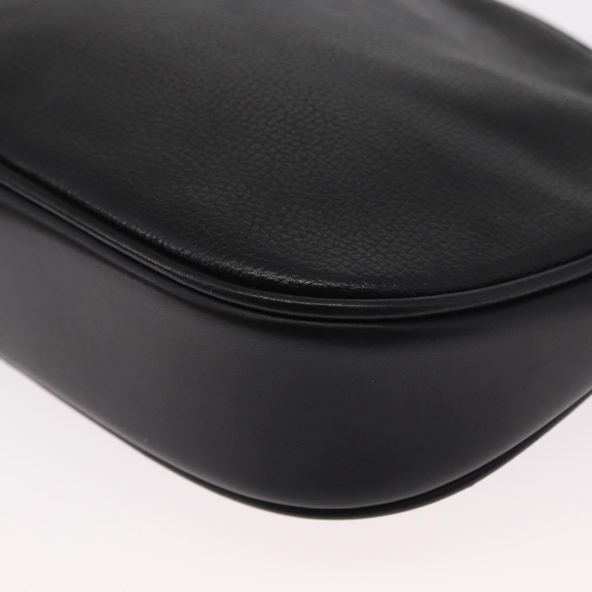 Gucci Vintage Shoulder Bag Leather, BLACK, LEATHER, Shoulder bag