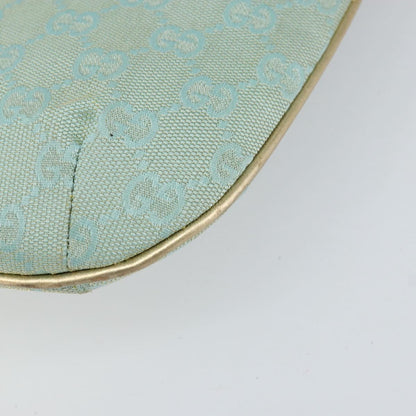 Gucci Vintage Pochette Shoulder Bag GG Canvas, BLUE, CANVAS, Shoulder bag