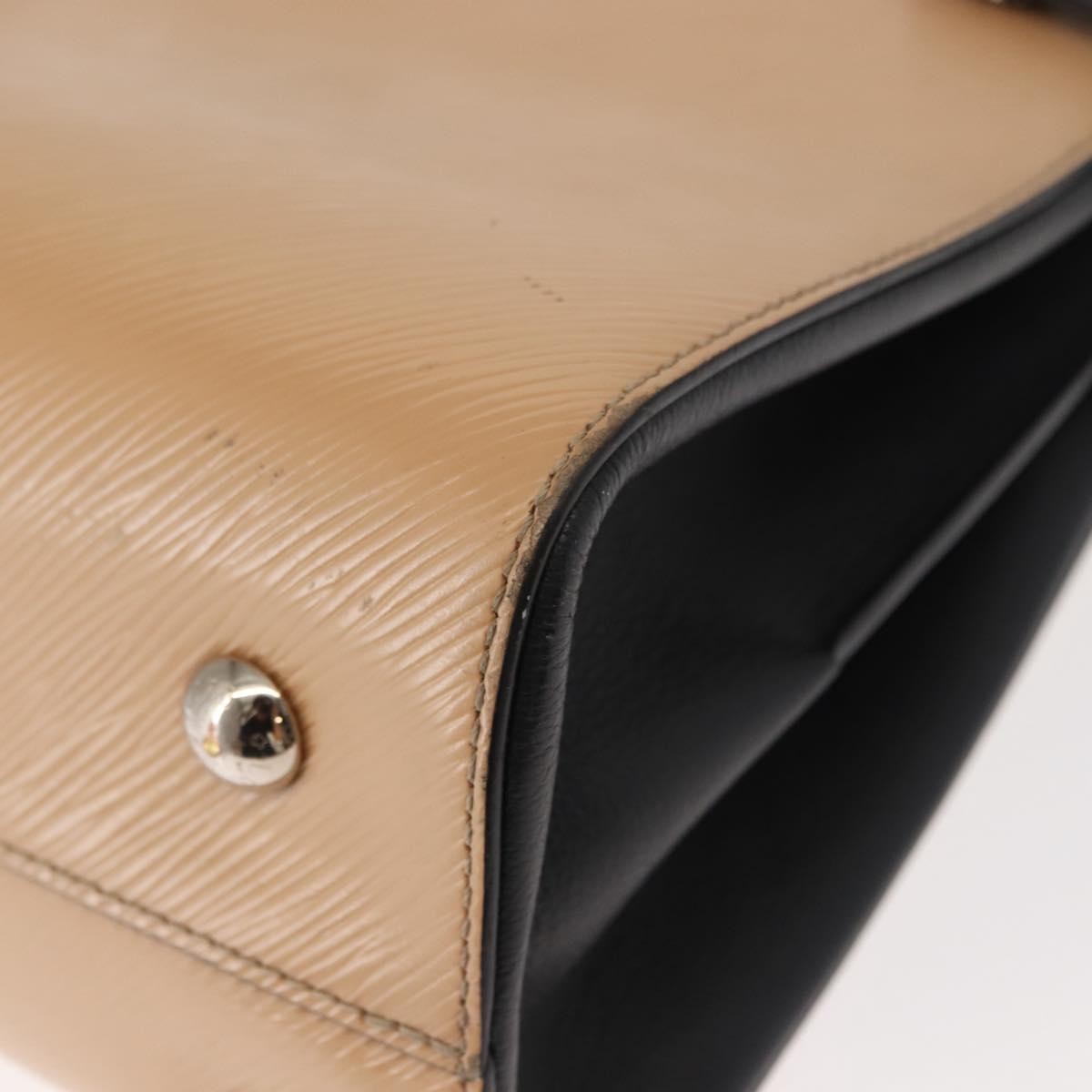 Louis Vuitton Twist Tote Epi Leather, BEIGE, LEATHER, Tote bag