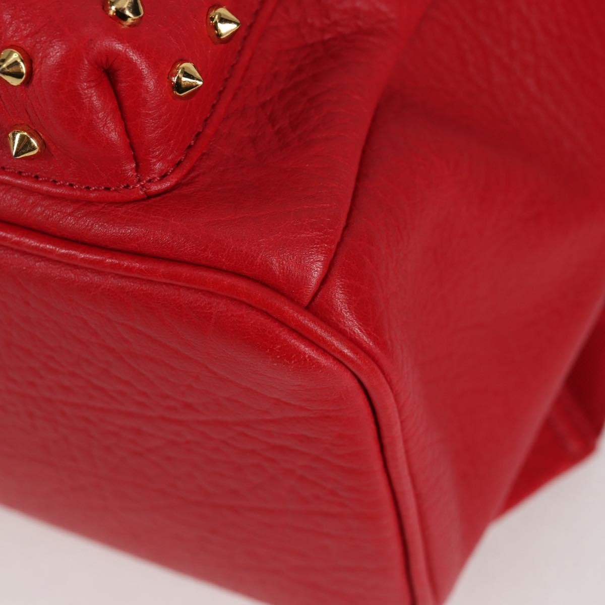 MCM Vintage Vicetos Backpack Leather, Red, Leather, Backpack