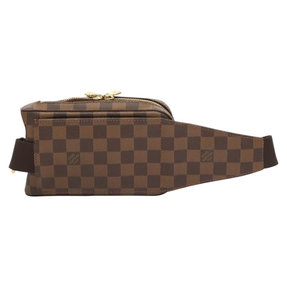 Louis Vuitton Geronimos Waist Bag Damier, BROWN, CANVAS, Shoulder bag