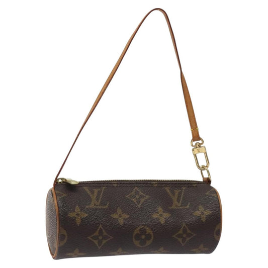 Louis Vuitton Papillon Pochette Monogram Canvas, BROWN, CANVAS, Handbag