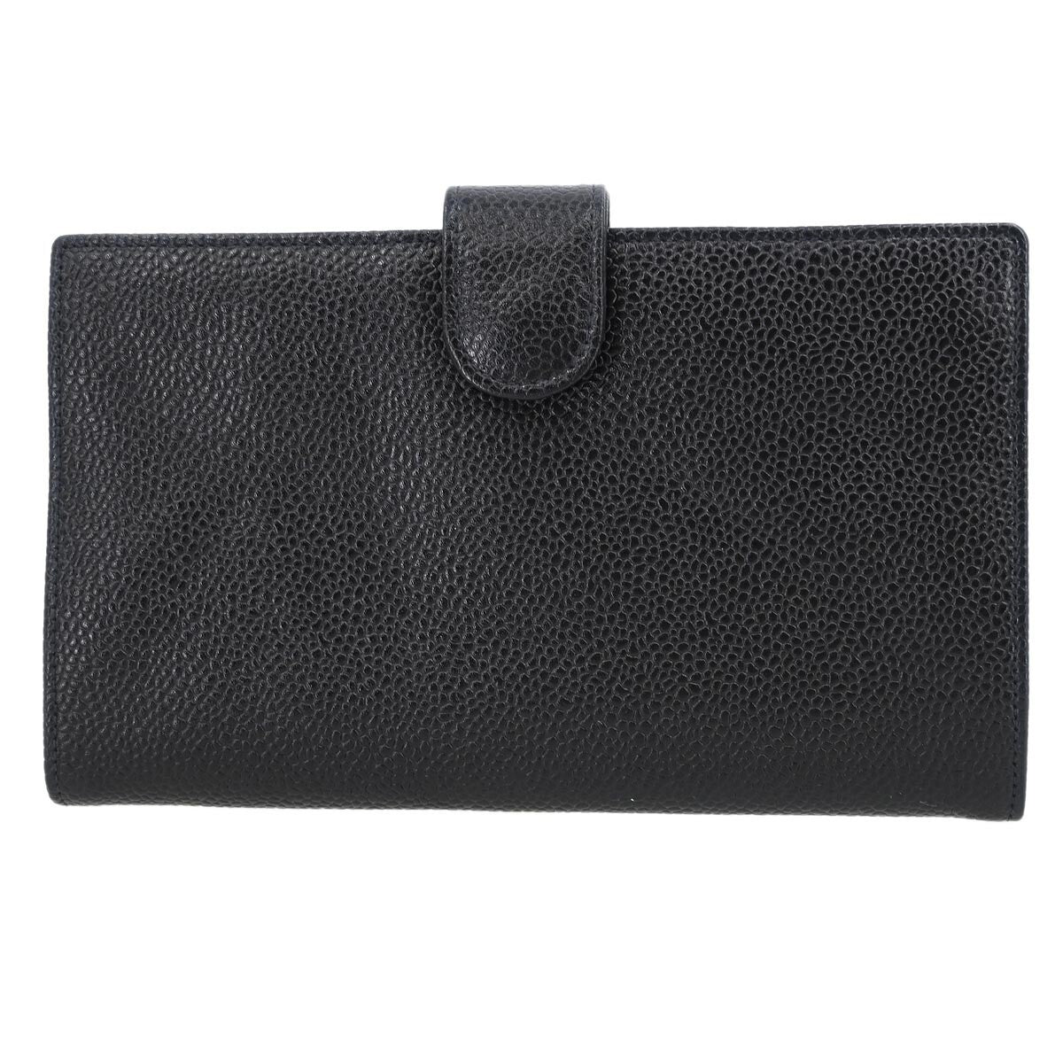 Chanel Timeless CC French Wallet Caviar, BLACK, LEATHER, Wallets