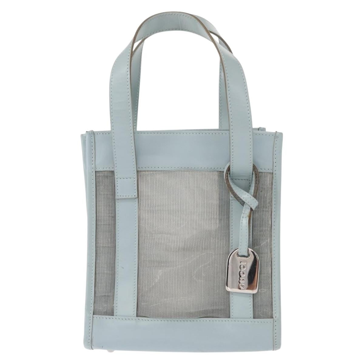 Gucci Vintage Handbag Leather, BLUE, LEATHER, Handbag