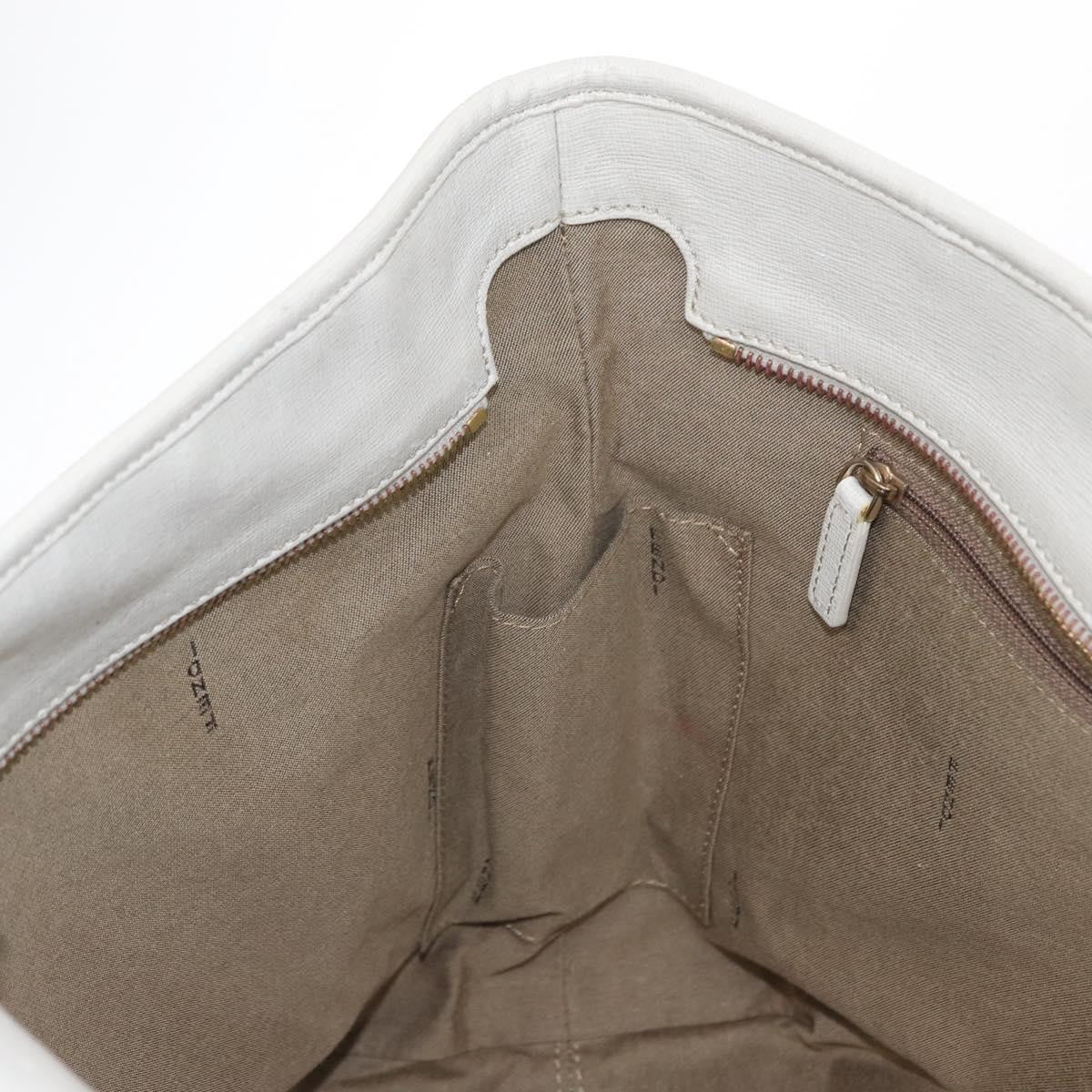 Fendi Roll Tote Zucca Canvas and Leather, BEIGE, CANVAS, Tote bag