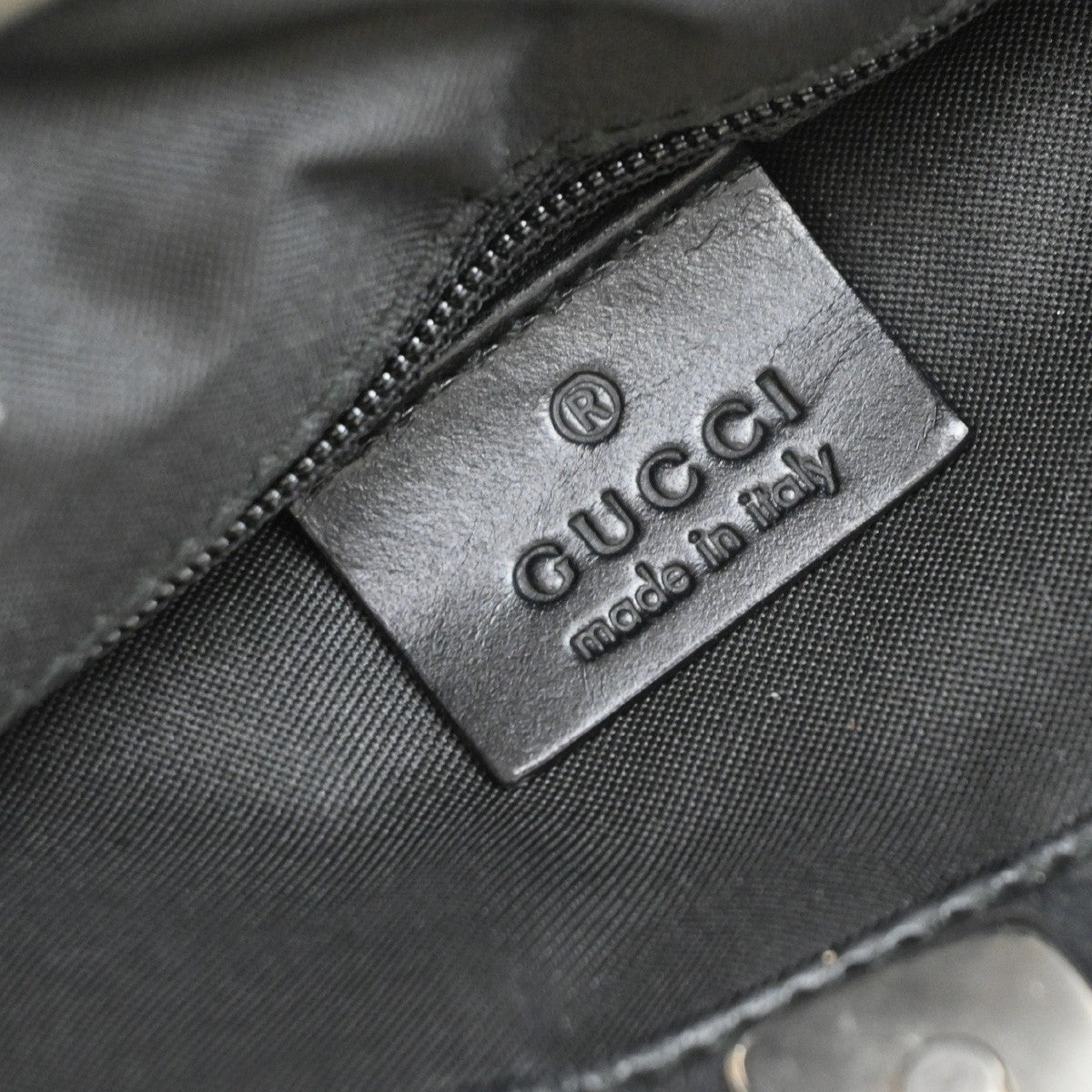 Gucci Double Pocket Tote GG Canvas, BLACK, CANVAS, Tote bag