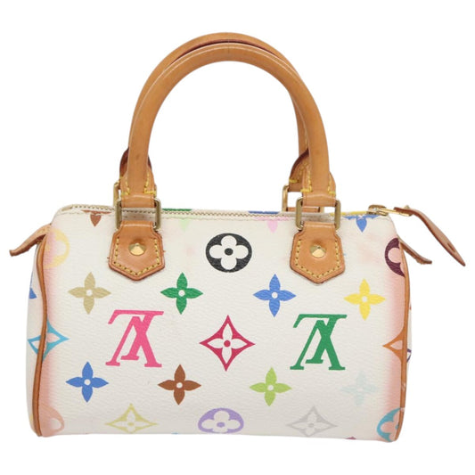 Louis Vuitton Speedy Mini HL Handbag Monogram Multicolor, MULTICOLOUR, CANVAS, Handbag