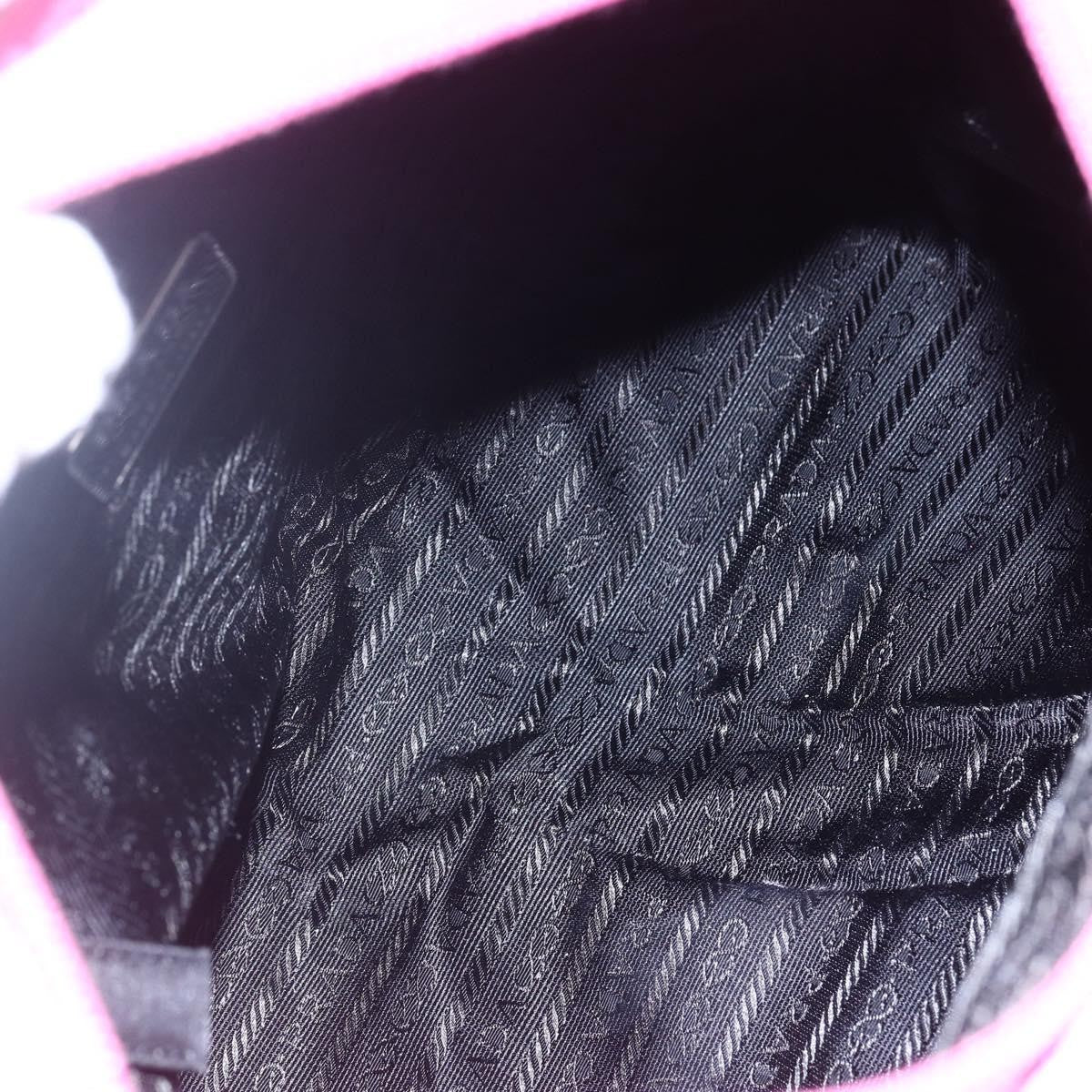 Prada Vintage Zip Tote Tessuto, PINK, NYLON, Tote bag