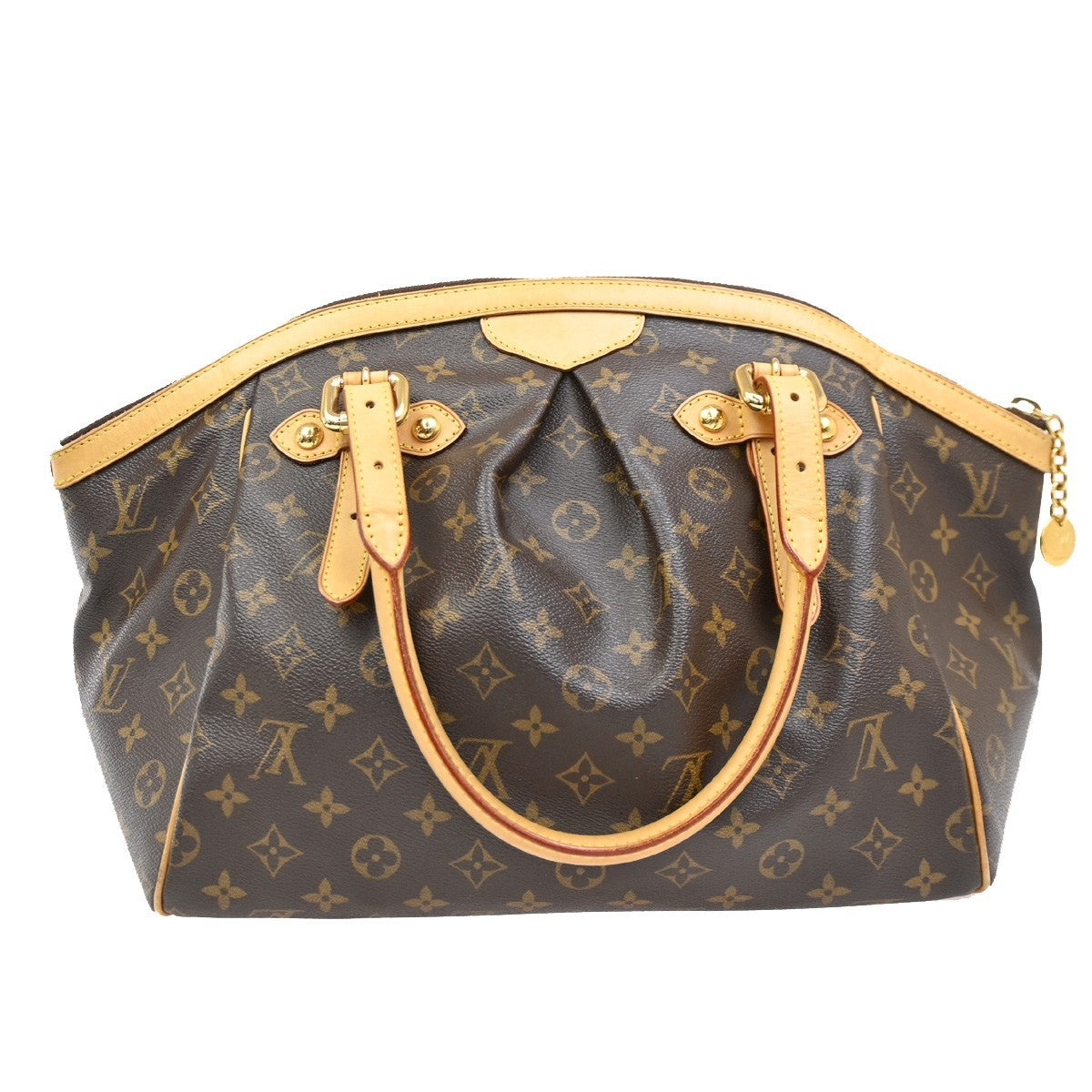 Louis Vuitton Tivoli Handbag Monogram Canvas, BROWN, CANVAS, Handbag