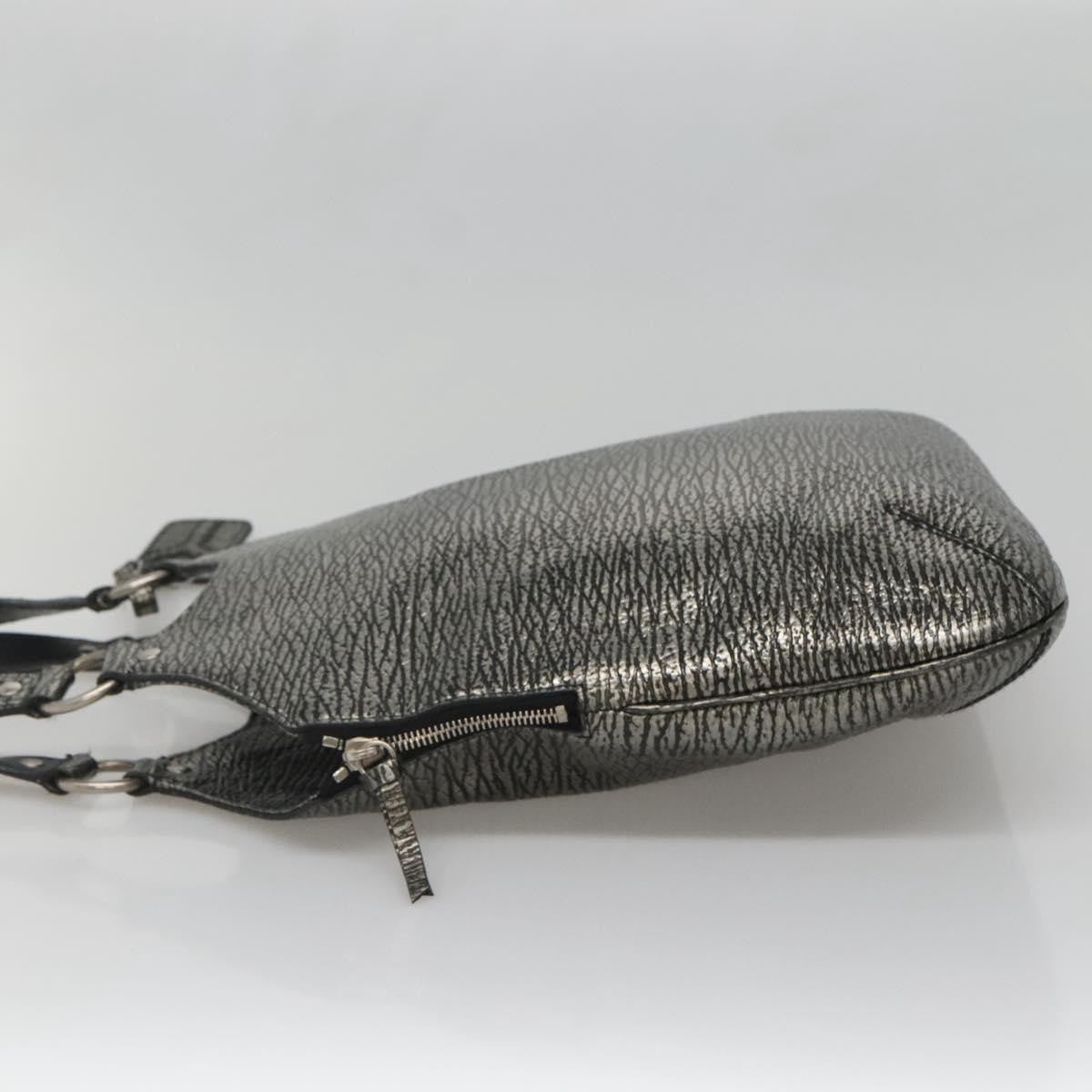 Saint Laurent Tribute Tote Leather, SILVER, LEATHER, Shoulder bag