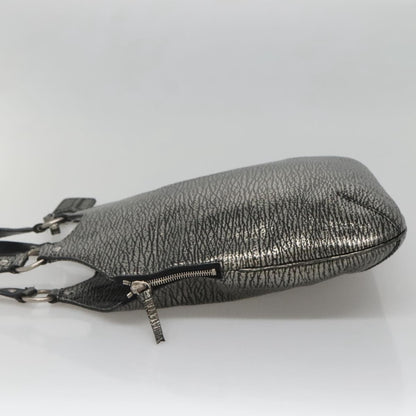 Saint Laurent Tribute Tote Leather, SILVER, LEATHER, Shoulder bag