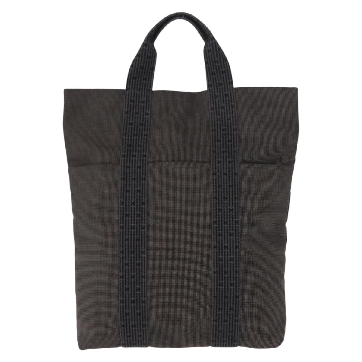 Hermes Fourre-tout Herline Fourre-tout Herline, GRAY, CANVAS, Tote bag