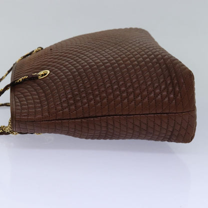 Bally Vintage Tote Bag Leather, BROWN, LEATHER, Tote bag