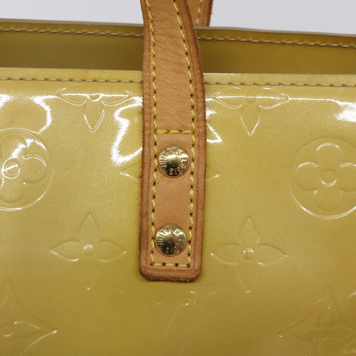 Louis Vuitton Reade Handbag Monogram Vernis, BEIGE, PATENT_LEATHER, Handbag