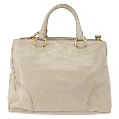 Prada Tote Vitello Daino Vitello Daino, BEIGE, LEATHER, Handbag