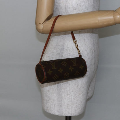 Louis Vuitton Papillon Pochette Monogram Canvas, BROWN, CANVAS, Handbag