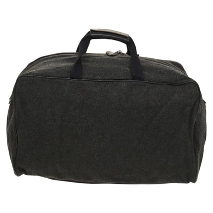 Prada Boston Bag Wool, GRAY, WOOL, Travel bag