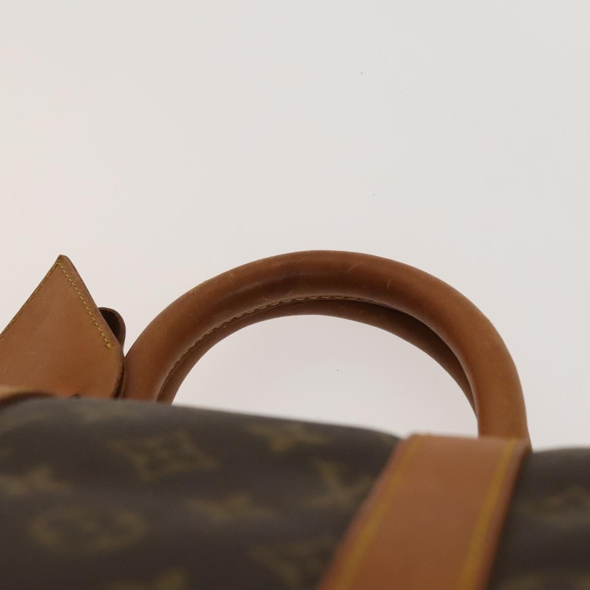 Louis Vuitton Keepall Bag Monogram Canvas, BROWN, CANVAS, Travel bag
