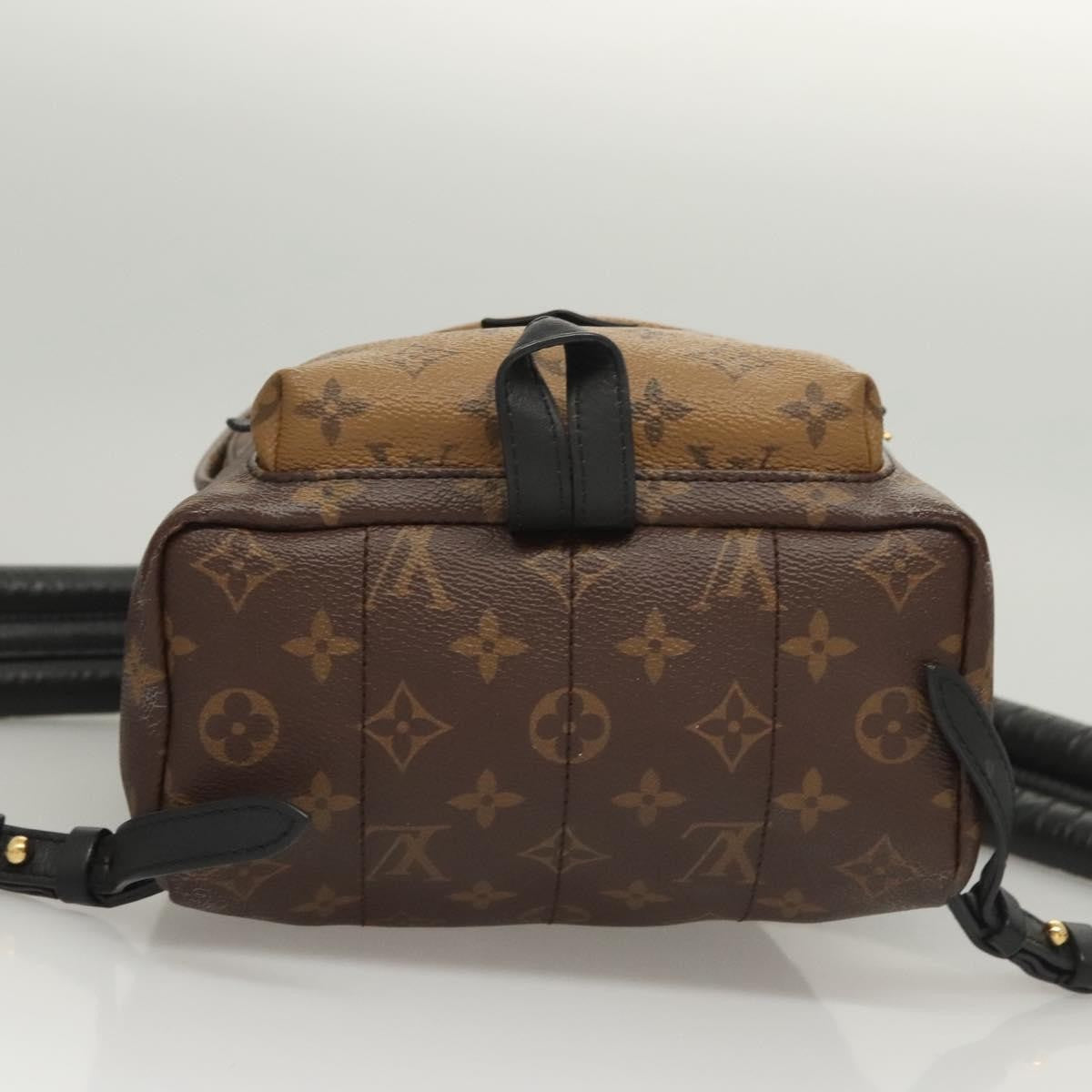 Louis Vuitton Palm Springs Backpack Reverse Monogram Canvas, BROWN, CANVAS, Backpack