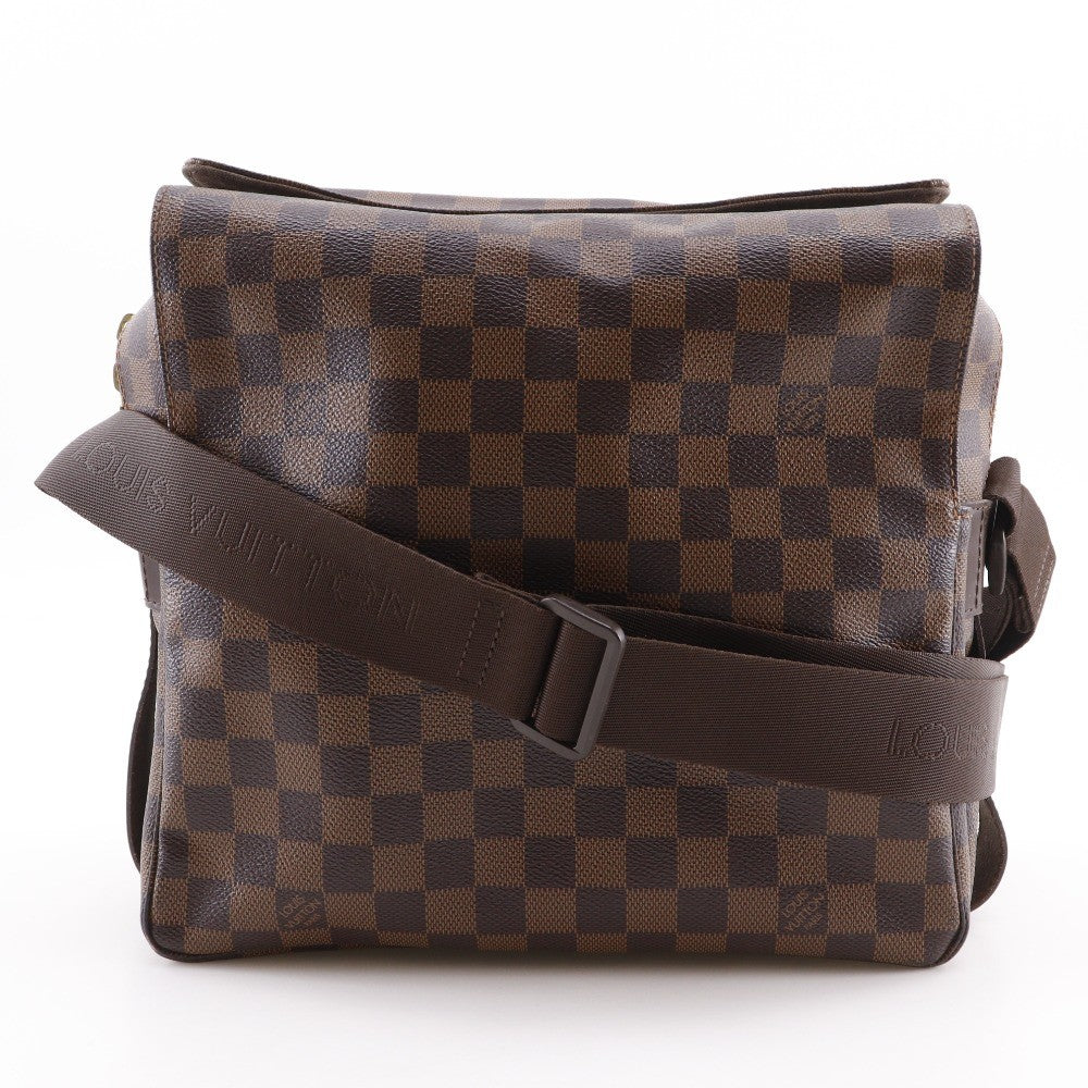 Louis Vuitton Naviglio Handbag Damier, BROWN, CANVAS, Shoulder bag