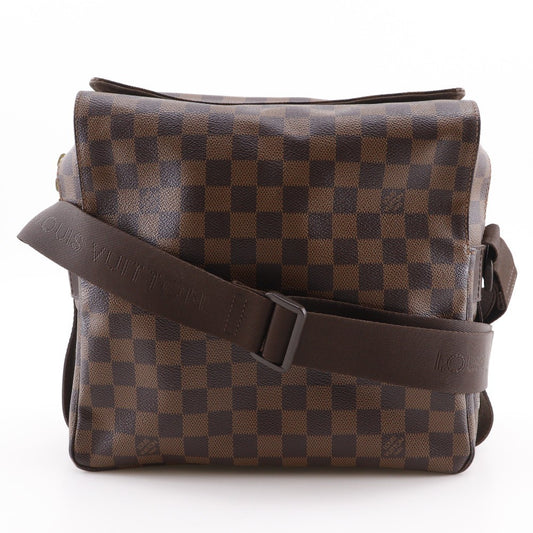Louis Vuitton Naviglio Handbag Damier, BROWN, CANVAS, Shoulder bag