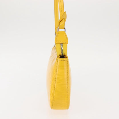 Louis Vuitton Pochette Accessoires NM Epi Leather, YELLOW, LEATHER, Clutche & pouche