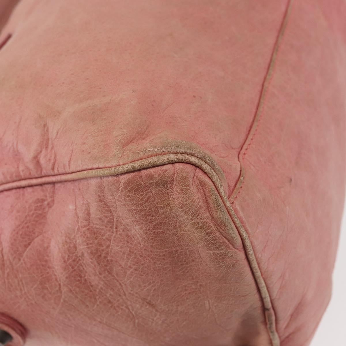 Balenciaga Twiggy Classic Studs Bag Leather, PINK, LEATHER, Handbag