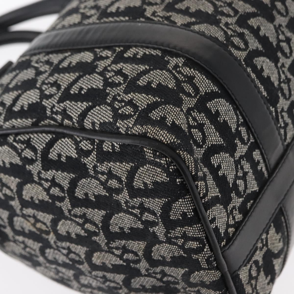 Christian Dior Vintage Trotter Boston Bag Diorissimo Canvas, BLACK, CANVAS, Travel bag