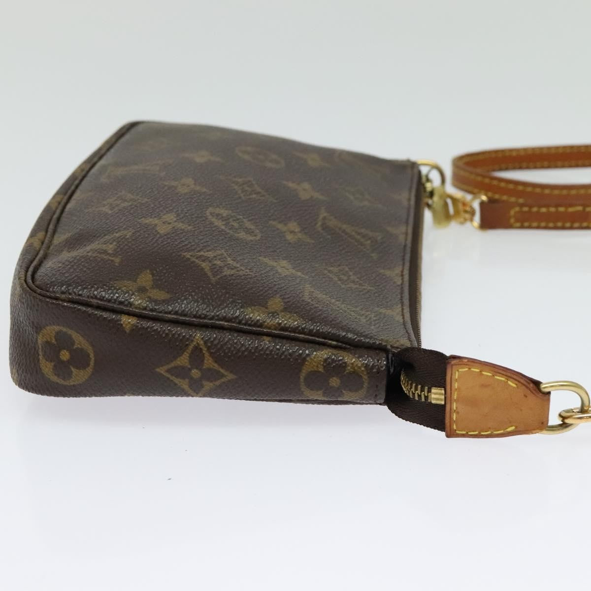 Louis Vuitton Pochette Accessoires NM Monogram Canvas, BROWN, CANVAS, Clutche & pouche
