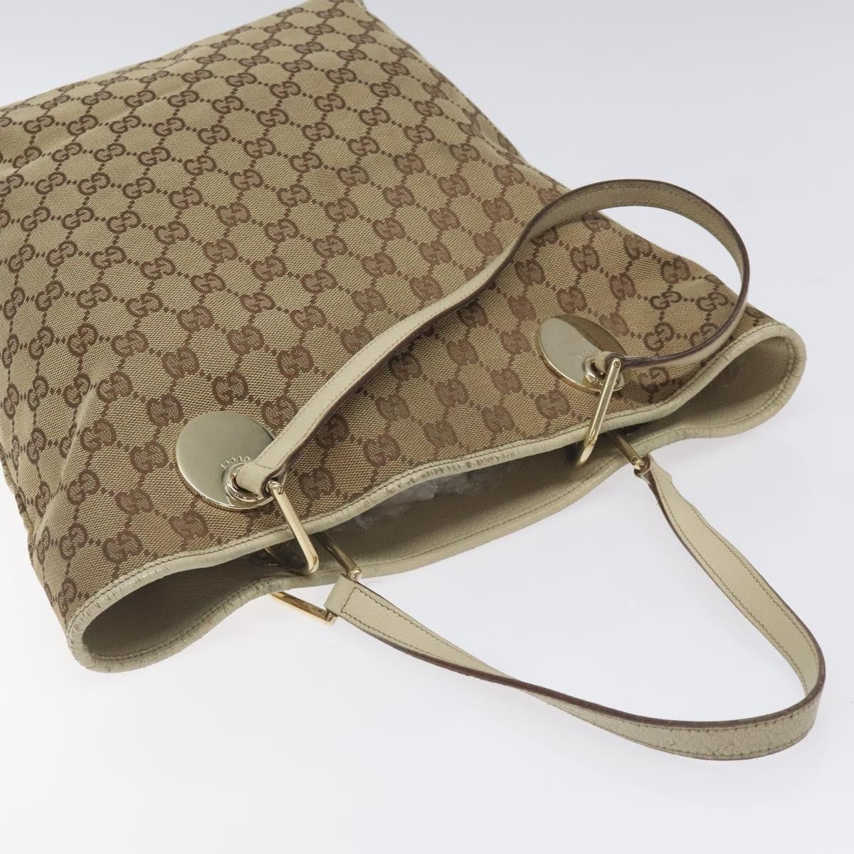 Gucci GG Canvas Bag Canvas, BEIGE, CANVAS, Tote bag