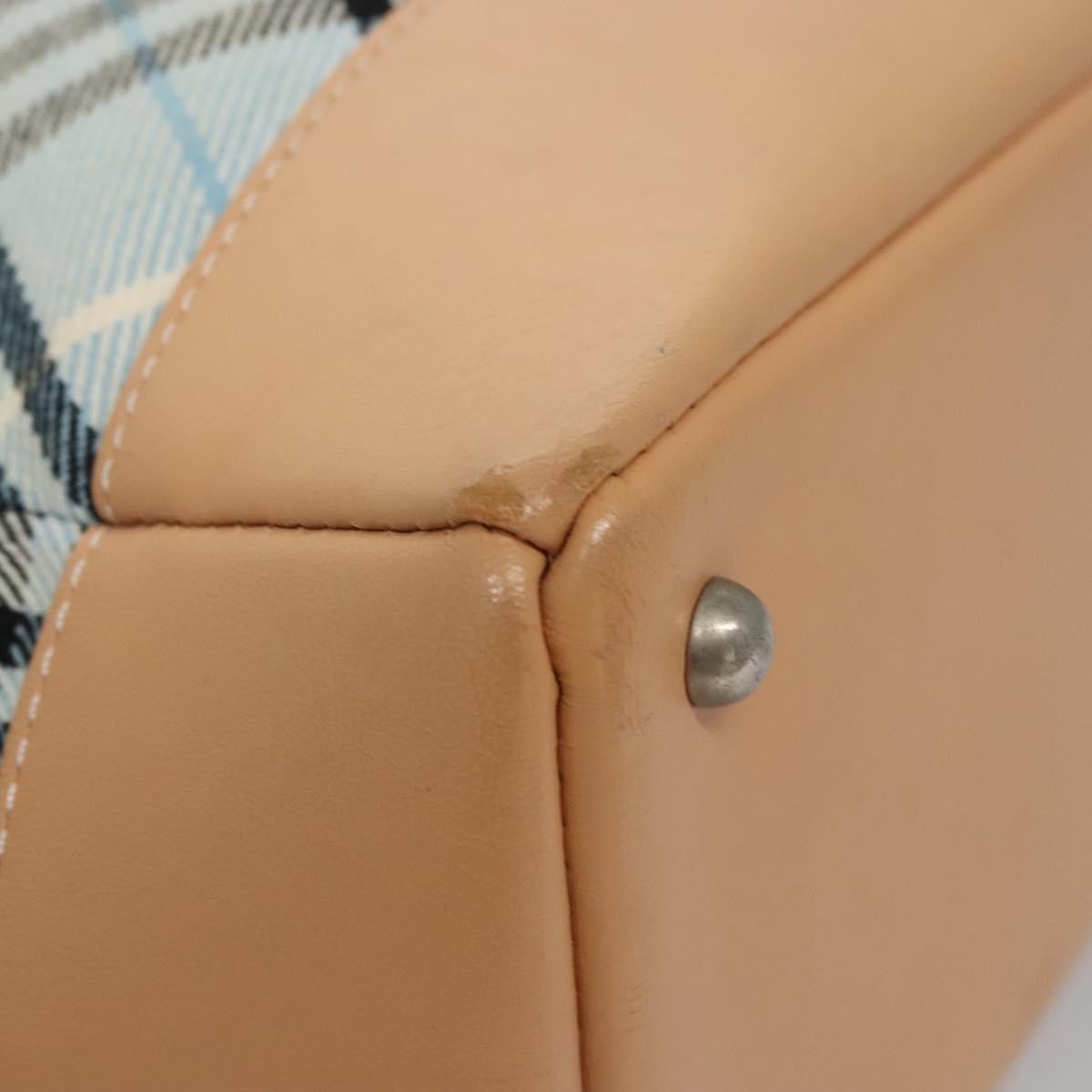 Burberry Nova Check Tote canvas check pattern, BLUE, CANVAS, Tote bag