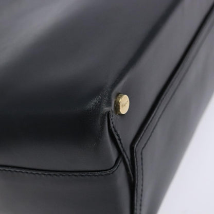 Salvatore Ferragamo Vala Shoulder Bag Leather, NAVY, LEATHER, Shoulder bag