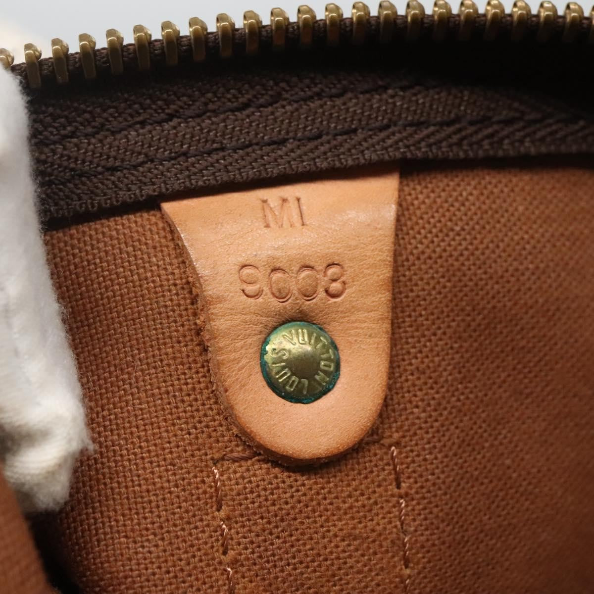 Louis Vuitton Keepall Bag Monogram Canvas, BROWN, CANVAS, Travel bag