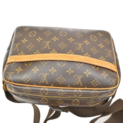 Louis Vuitton Reporter Bag Monogram Canvas, BROWN, CANVAS, Shoulder bag