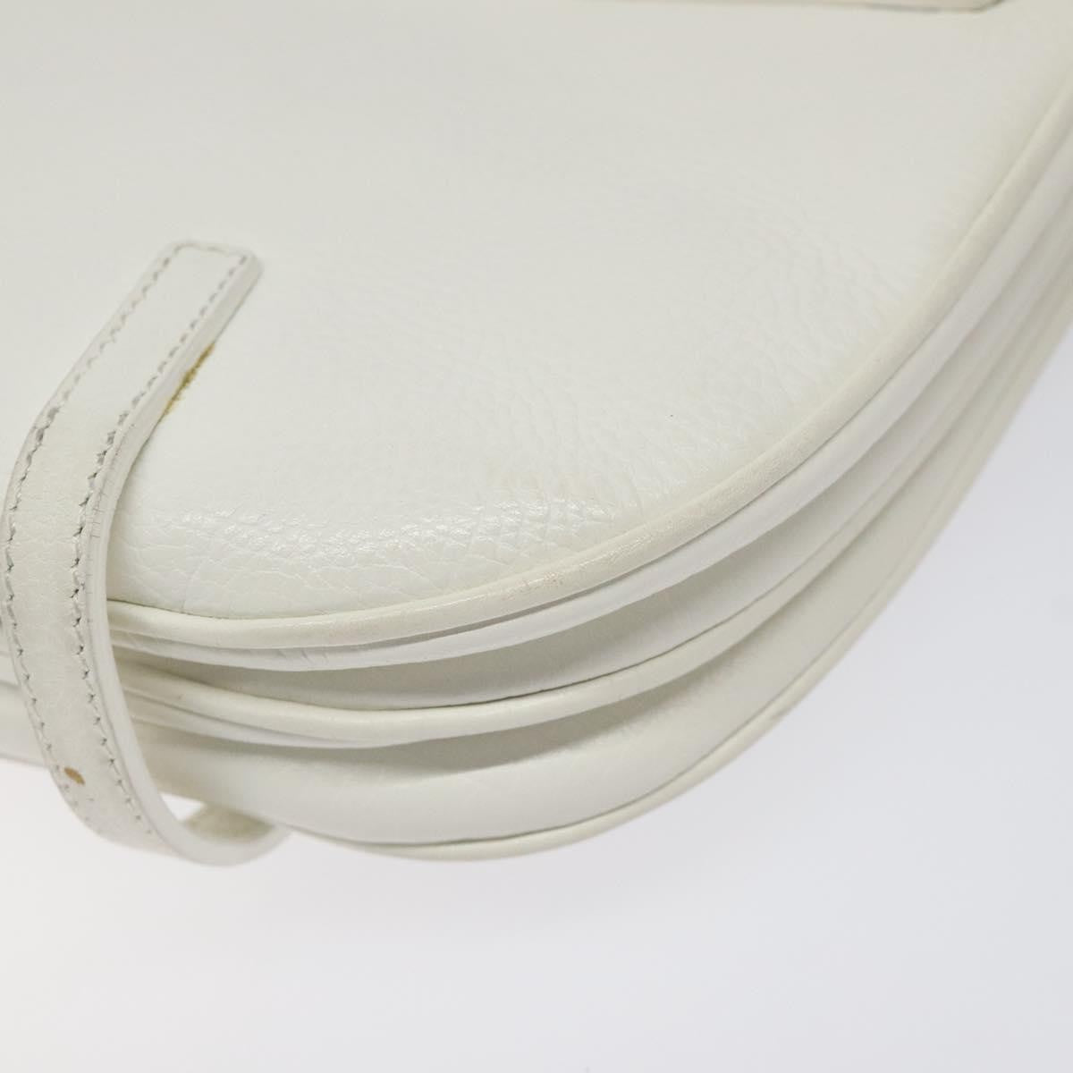 Salvatore Ferragamo Shoulder Bag Leather, WHITE, LEATHER, Shoulder bag