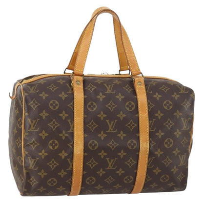 Louis Vuitton Sac Souple Handbag Monogram Canvas, BROWN, CANVAS, Travel bag