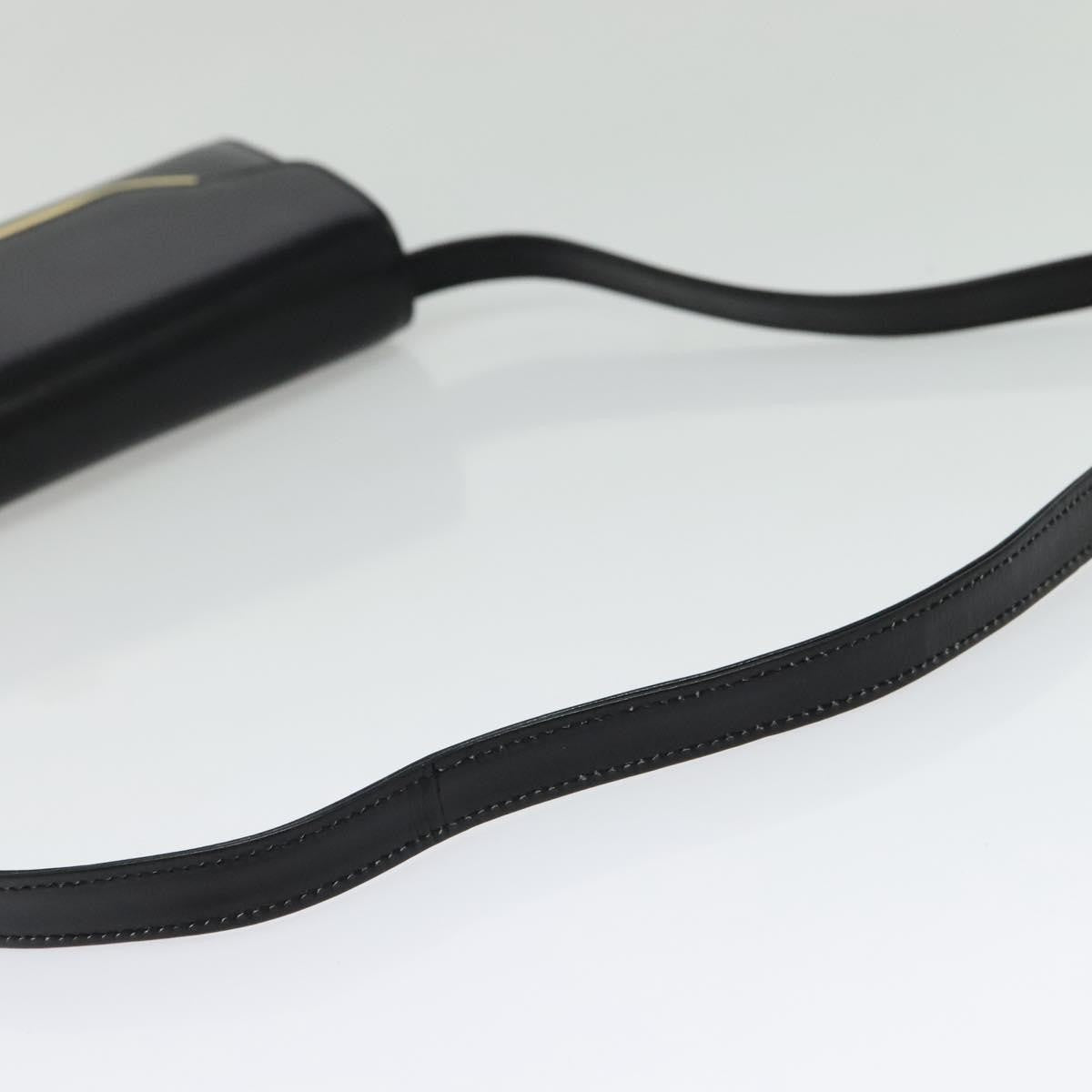 Gucci Vintage Shoulder Bag Leather, BLACK, LEATHER, Shoulder bag