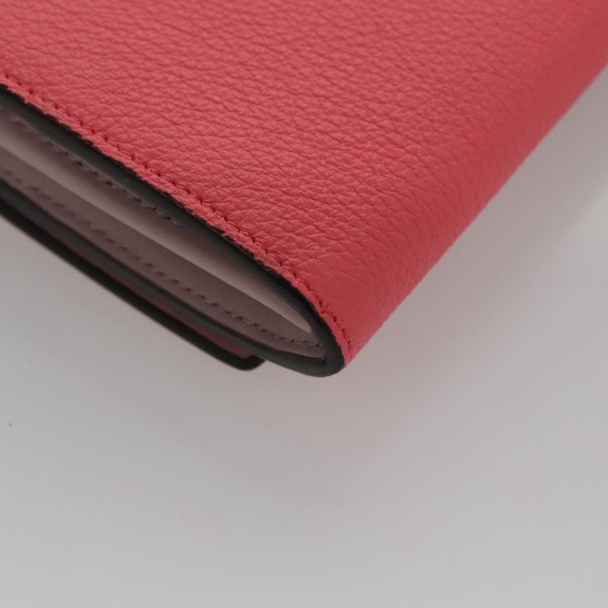 Fendi Peekaboo Wallet Leather, PINK, LEATHER, Wallets
