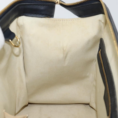 Louis Vuitton Josephine Handbag Mini Lin, BLUE, CANVAS, Handbag