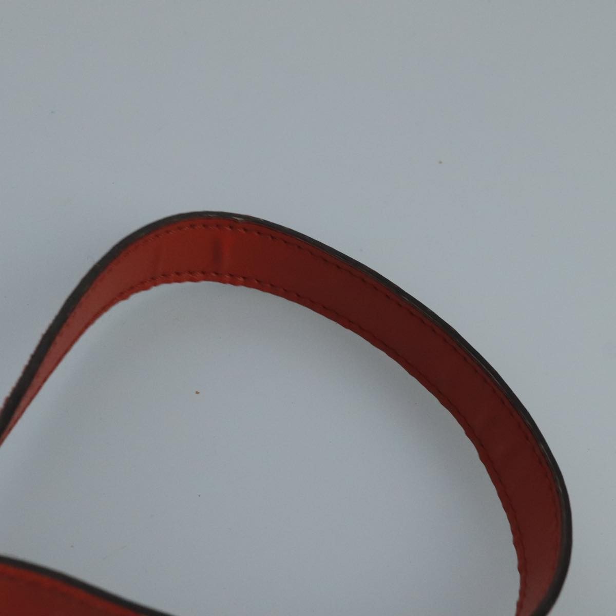 Gucci Bright Bucket Bag Diamante Leather, ORANGE, LEATHER, Handbag