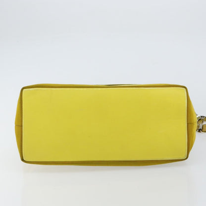 Salvatore Ferragamo Vala tote Canvas, YELLOW, CANVAS, Tote bag