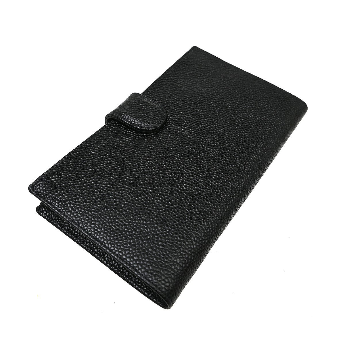 Chanel Timeless CC French Wallet Caviar, Black, Calfskin, Wallet
