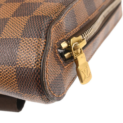Louis Vuitton Geronimos Waist Bag Damier, BROWN, CANVAS, Clutche & pouche