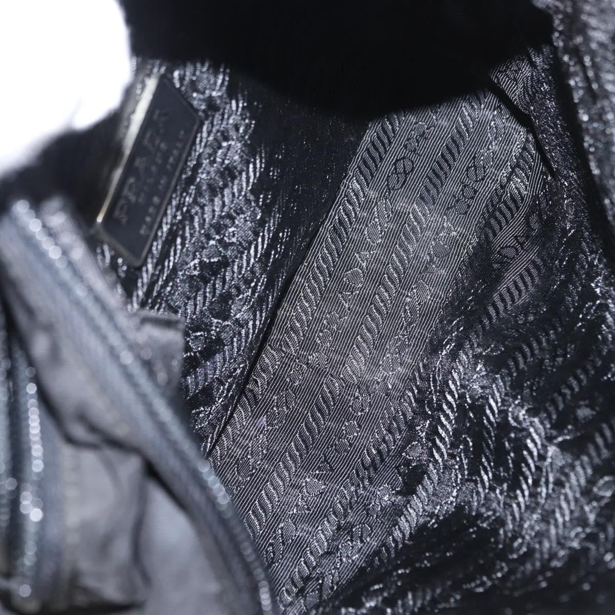 Prada Vintage Handbag Tessuto, BLACK, NYLON, Handbag