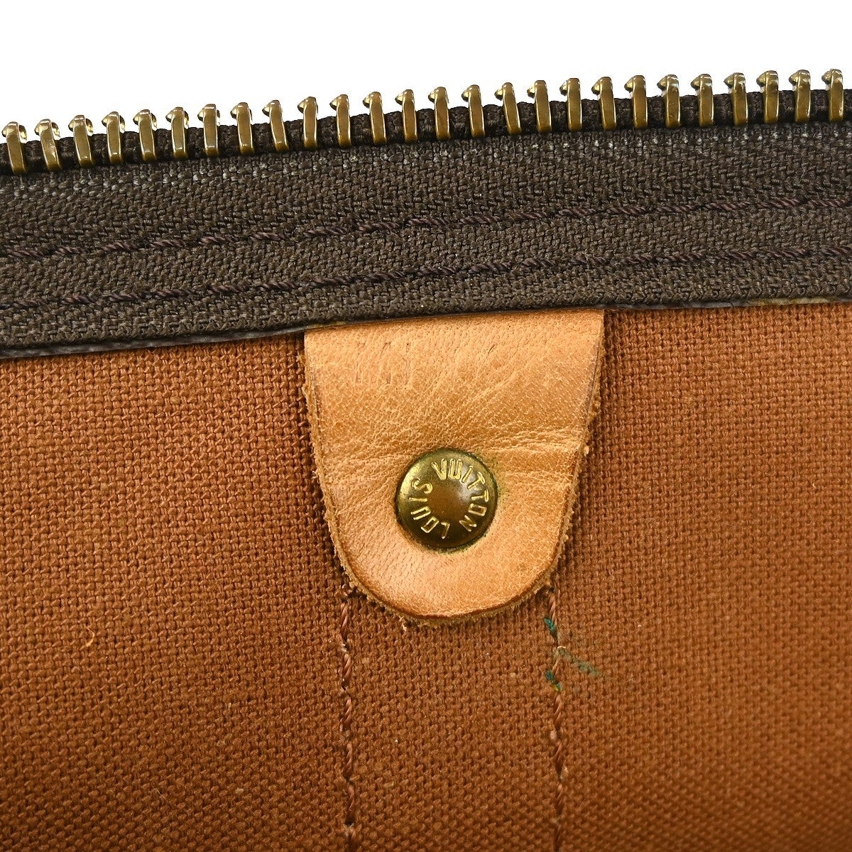 Louis Vuitton Keepall Bag Monogram Canvas, BROWN, CANVAS, Travel bag