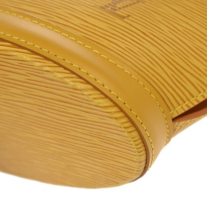 Louis Vuitton Saint Jacques Handbag Epi Leather, Yellow, Leather, Shoulder Bag