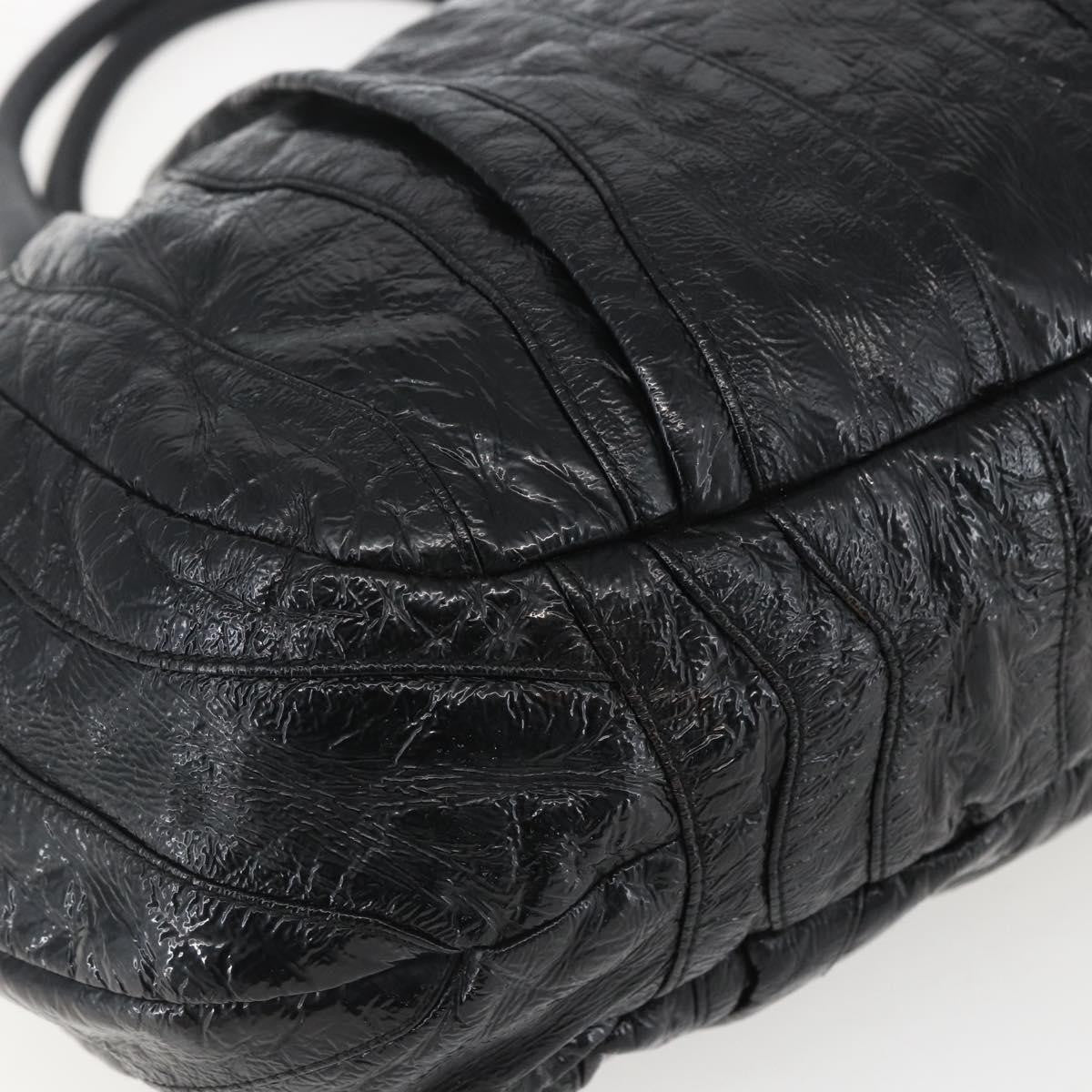 Prada Vintage Handbag Leather, BLACK, LEATHER, Handbag